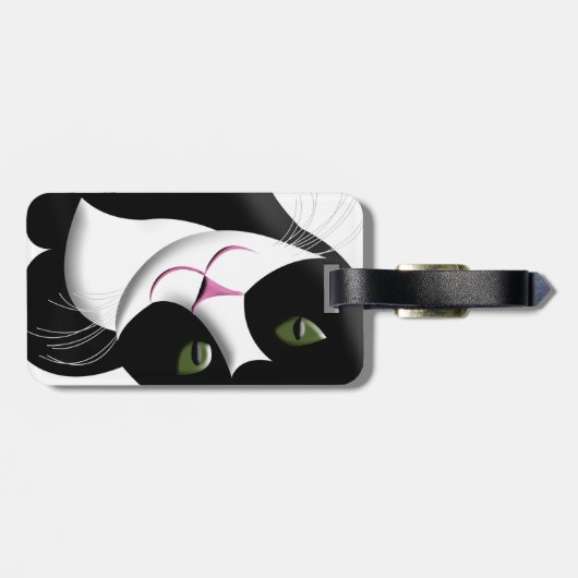かわいい猫 ラゲッジタグ (裏面横)