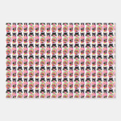 かわいい猫 ラッピングペーパーシート (正面3)