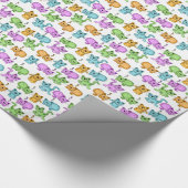 かわいい猫 ラッピングペーパー (角)