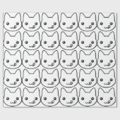 かわいい猫 ラッピングペーパー (フラット)