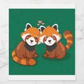 かわいい猫 ワインラベル (シングルラベル)