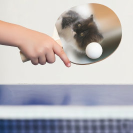 かわいい猫 卓球ラケット