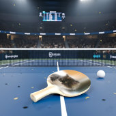 かわいい猫 卓球ラケット