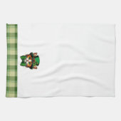 かわいい猫/子ネコ聖パトリックの日 キッチンタオル (横)