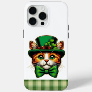 かわいい猫/子ネコ聖パトリックの日 iPhone 15 PRO MAXケース