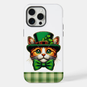 かわいい猫/子ネコ聖パトリックの日 iPhone 15 PRO MAXケース
