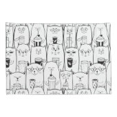 かわいい猫 枕カバー (裏面-右)