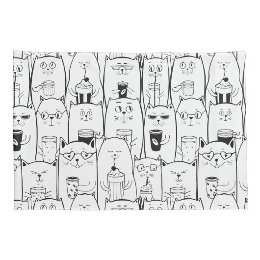 かわいい猫 枕カバー (裏面-右)