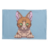 かわいい猫 枕カバー (裏面)