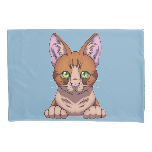 かわいい猫 枕カバー (正面)