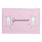 かわいい猫 枕カバー (裏面)