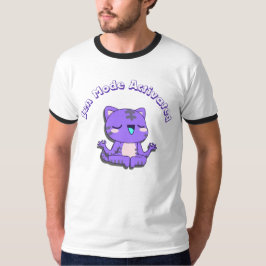 かわいい猫、禅モード、禅猫 Tシャツ