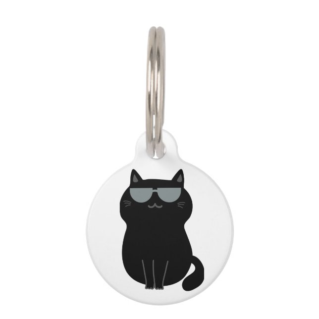 かわいい猫 - 私がこの家を仕切る！ ペット　ネームタグ (正面)