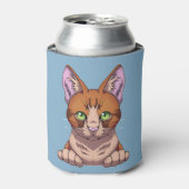 かわいい猫 缶クーラー (缶正面)