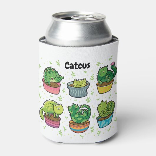 かわいい猫 缶クーラー (缶正面)