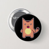 かわいい猫 缶バッジ (正面&裏面)