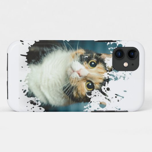 かわいい猫 Case-Mate iPhoneケース (裏面(横))