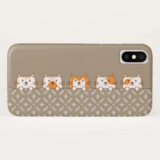 かわいい猫 Case-Mate iPhoneケース (裏面(横))