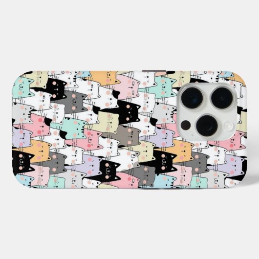 かわいい猫 Case-Mate iPhoneケース (裏面 (横))