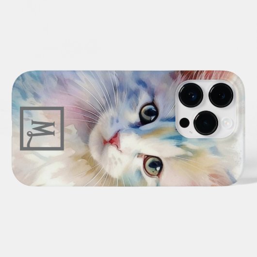かわいい猫 Case-Mate iPhoneケース (裏面 (横))