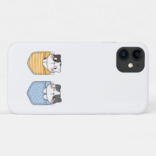 かわいい猫 Case-Mate iPhoneケース (裏面(横))