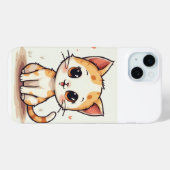 かわいい猫 Case-Mate iPhoneケース (裏面 (横))