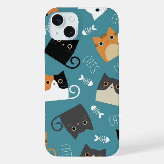 かわいい猫 iPhoneケース (裏面)