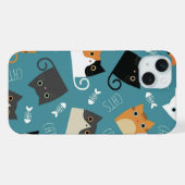 かわいい猫 iPhoneケース (裏面横)