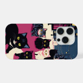 かわいい猫 iPhoneケース (裏面横)