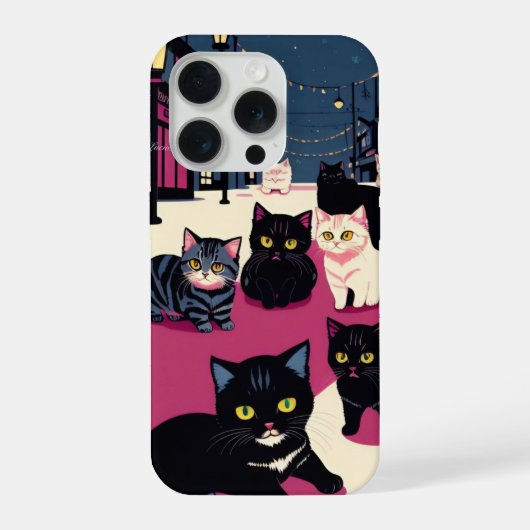 かわいい猫 iPhoneケース (裏面)