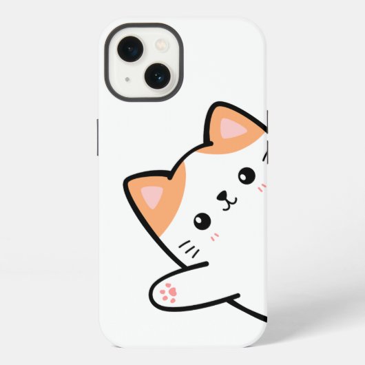 かわいい猫 iPhoneケース (裏面)