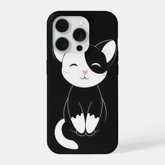 かわいい猫 iPhoneケース (裏面)