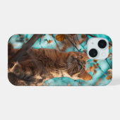 かわいい猫 iPhone 15ケース (裏面横)