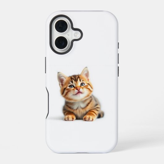 かわいい猫 iPhone 16ケース (裏面)