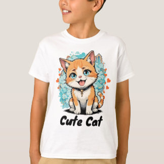 かわいい猫 Tシャツ
