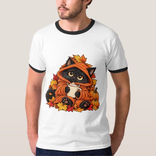 かわいい猫 Tシャツ (正面)
