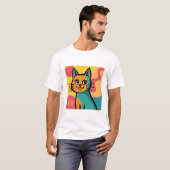 かわいい猫 Tシャツ (正面フル)
