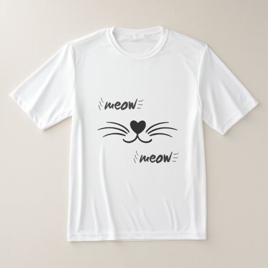 かわいい猫。 Tシャツ (レイダウン)
