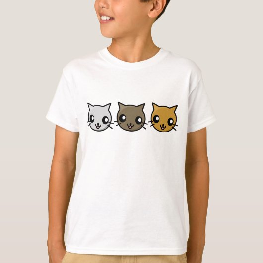 かわいい猫 Tシャツ (正面)