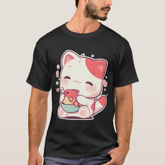 かわいい猫 Tシャツ (正面)