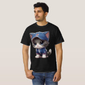 かわいい猫 Tシャツ (正面フル)