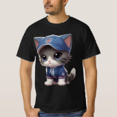 かわいい猫 Tシャツ (正面)