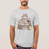 かわいい猫 Tシャツ (正面)