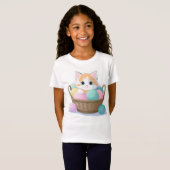 かわいい猫 Tシャツ (正面フル)