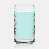 かわいい猫inティーカップかわいいコージーアート ガラス缶 (左)