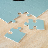 かわいい猫in雪ギアwith雪だるまアート ジグソーパズル (側面)