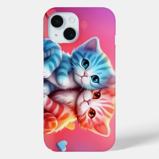 かわいい猫iPhone – かわいい猫デザイン Case-Mate iPhoneケース (裏面)