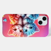 かわいい猫iPhone – かわいい猫デザイン Case-Mate iPhoneケース (裏面 (横))