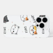 かわいい猫iPhone 13 Proスリムフィットケース、光沢 iPhoneケース (裏面横)