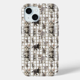 かわいい猫iPhone 15ケース iPhone 15ケース